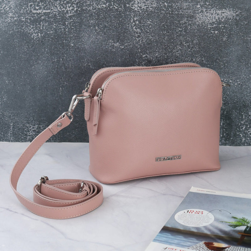 Legally Blonde - Blushed Pink Genuine Leather Sling Bag