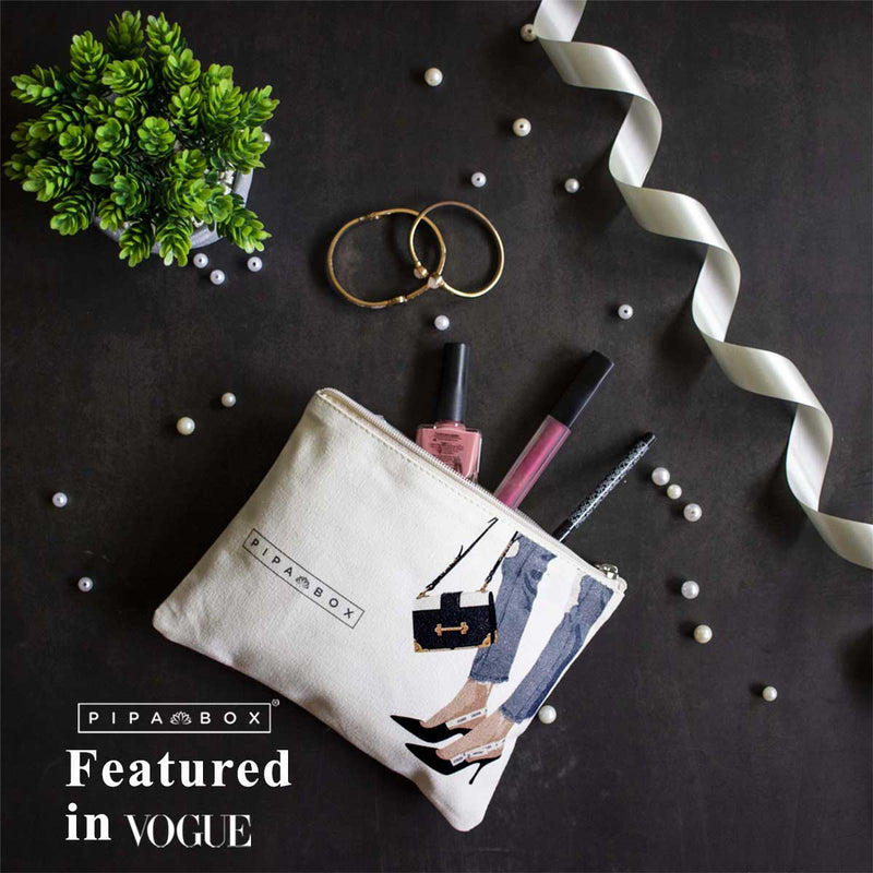 Denim Crush - Canvas Pouch