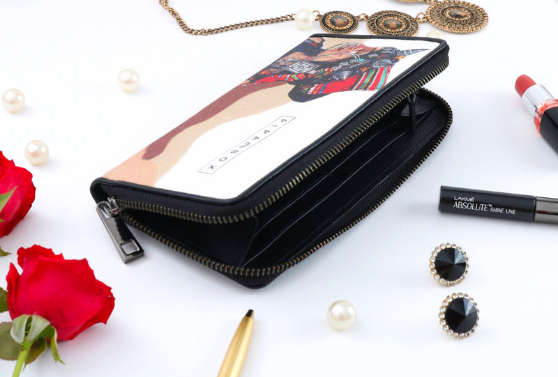 Bohemian Soul - Canvas & Leather Ladies Wallet