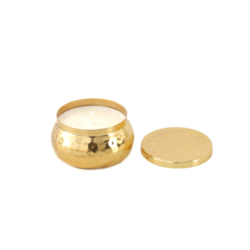 Karina - Soy Wax Brass Container Candle