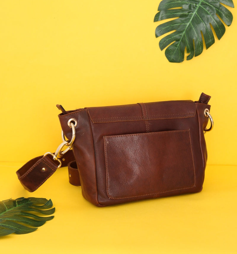 Classic Vibes  -  Leather Sling Bag