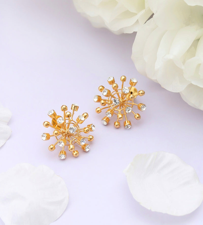 Cleopatra Studs Earrings - Floral