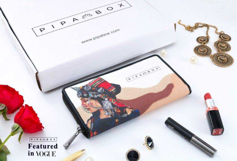 Bohemian Soul - Canvas & Leather Ladies Wallet