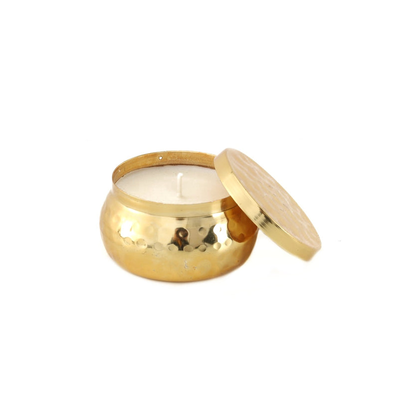 Karina - Soy Wax Brass Container Candle