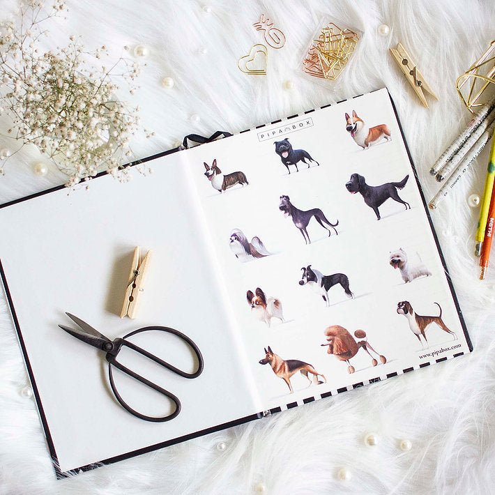 Society of Woof (Male) - Hardbound Notebook