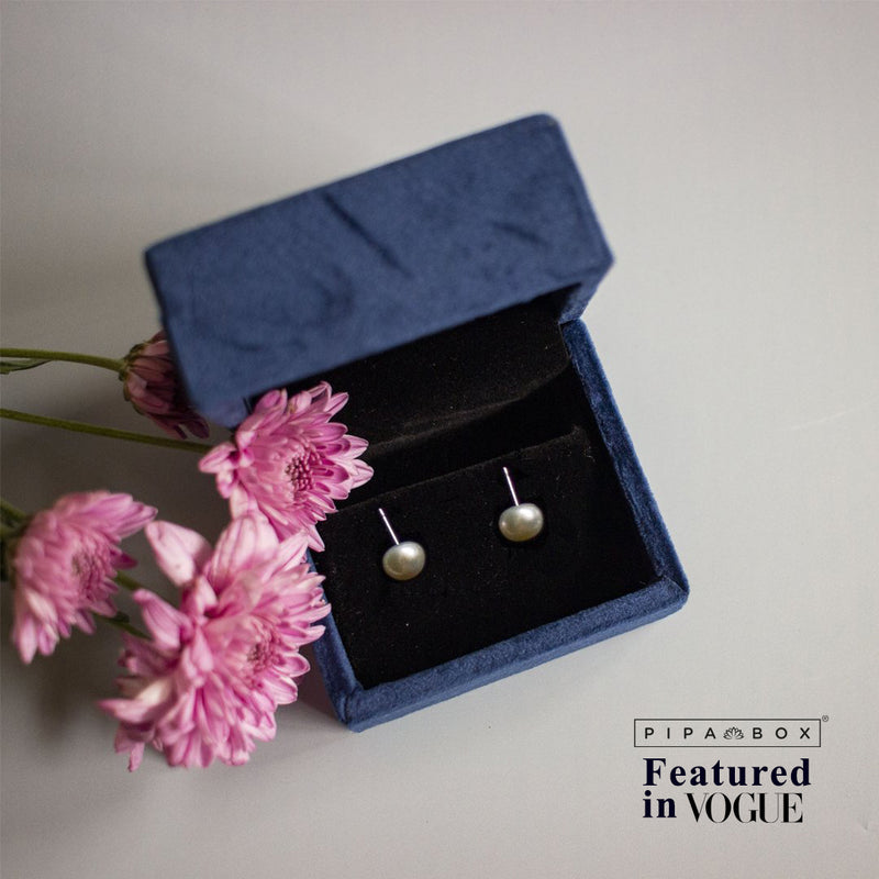 100% Natural Fresh Water Pearl Stud - Ditya
