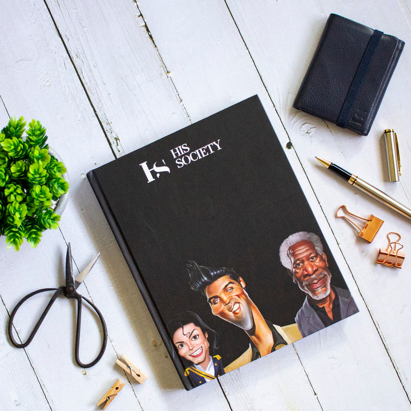 Tribute to Caricature - Hardbound Notebook