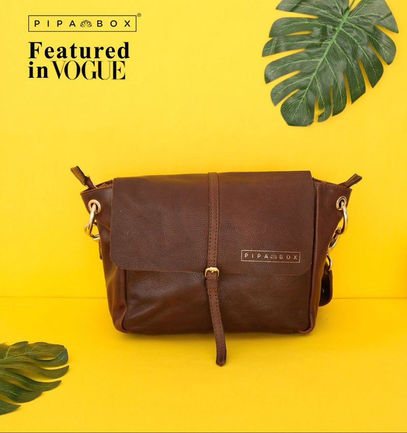 Classic Vibes  -  Leather Sling Bag