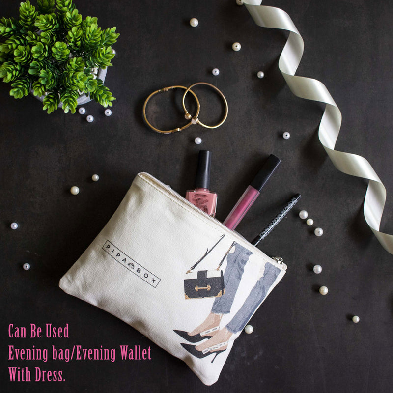 Denim Crush - Canvas Pouch