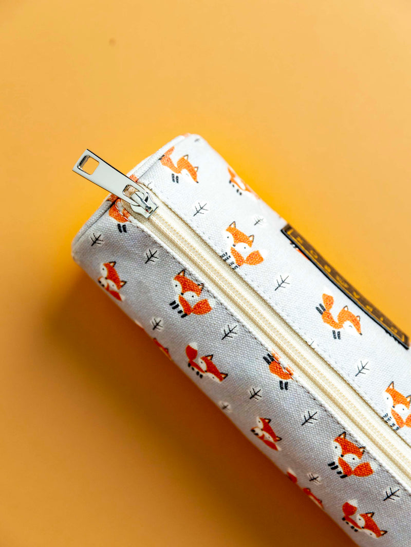 Fox - Canvas Pencil Case