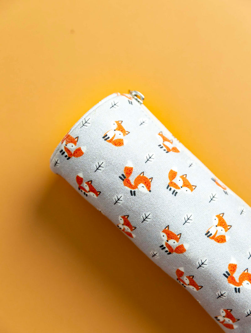 Fox - Canvas Pencil Case