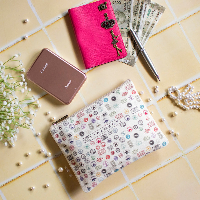 Globe Trotter - Multipurpose Canvas Pouch