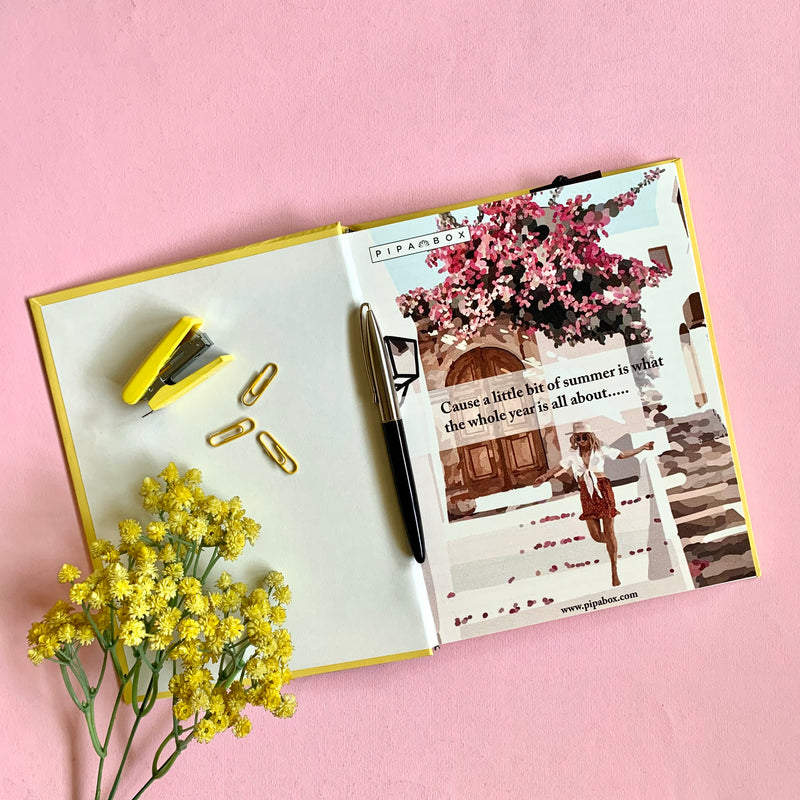 Sunny Sorbet - Hard Bound Notebook