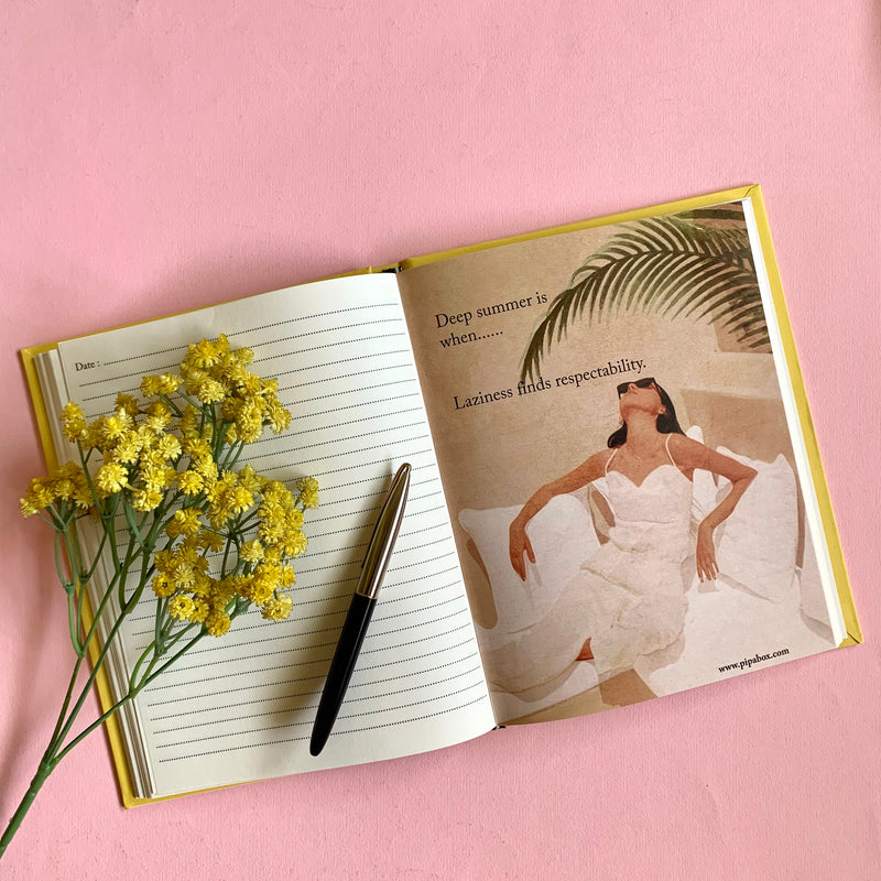 Sunny Sorbet - Hard Bound Notebook