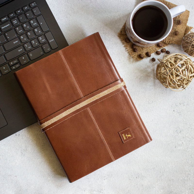 Tan - Memoir Leather Bound Journal