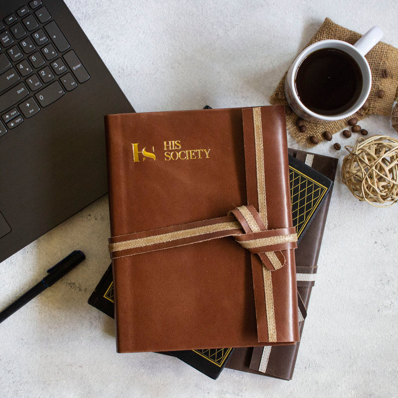 Tan - Memoir Leather Bound Journal