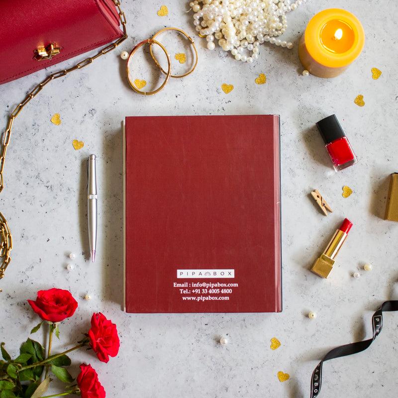 Hand-painted good vibes Journal more than 40 printed page - Hard Bound Notebook