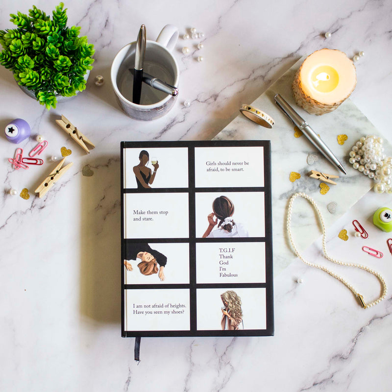 Inspirational Notebook - Shades of a woman
