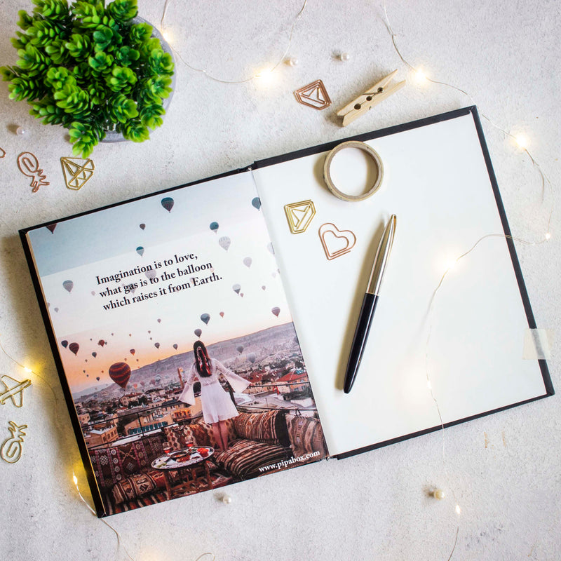 Globetrotter - Inspirational Hardbound Notebook