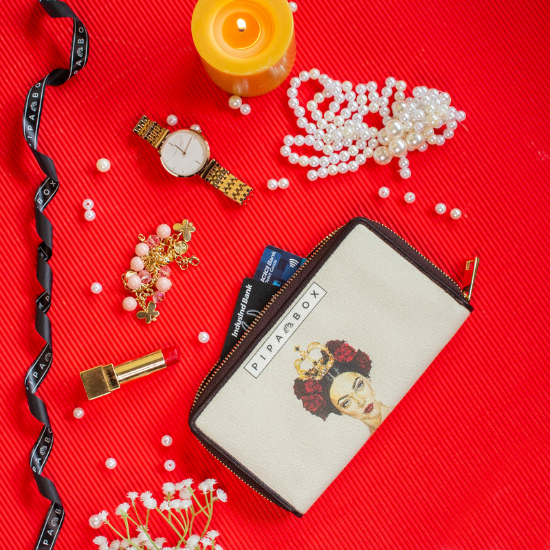 You Should See Me In The Crown -Canvas & Leather Ladies Wallet