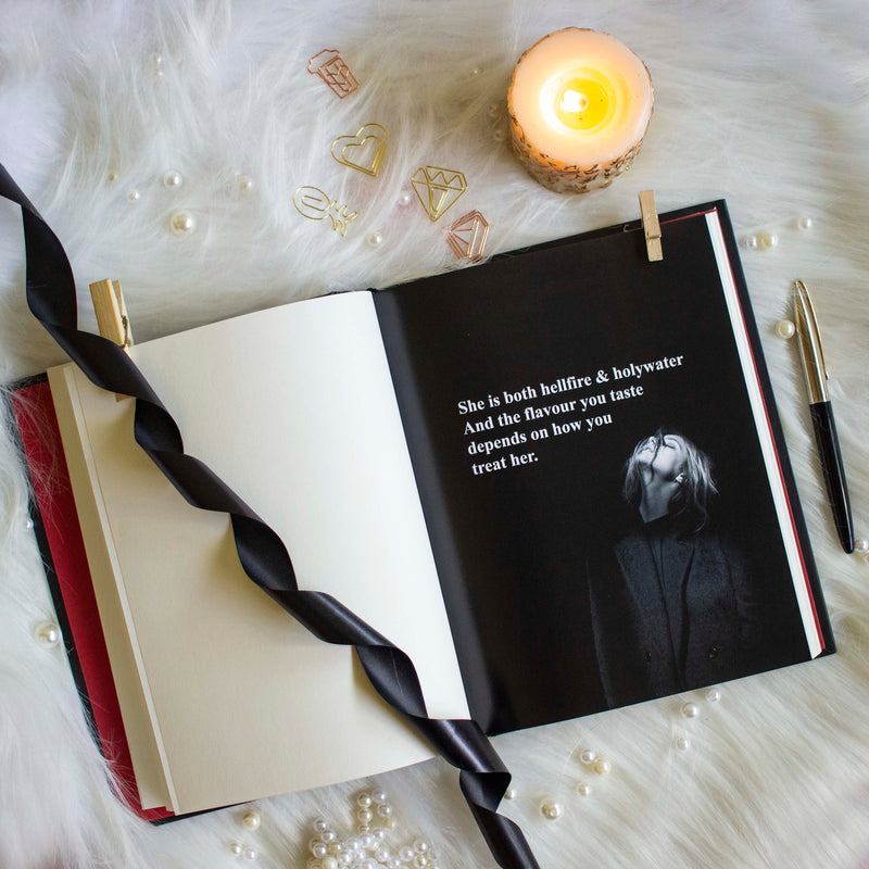 Inspirational Notebook - Freya (Hand painted)