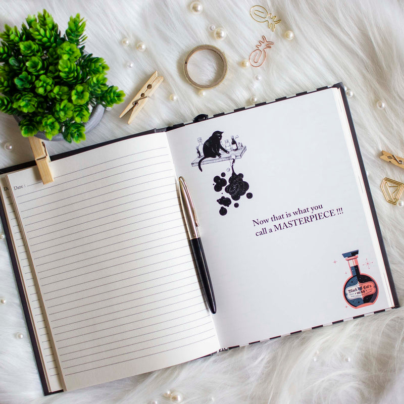 Felinity - Inspirational Hardbound Notebook