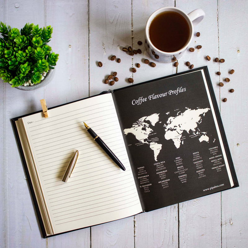 Caffeinated Musings - Inspirational Hardbound Notebook