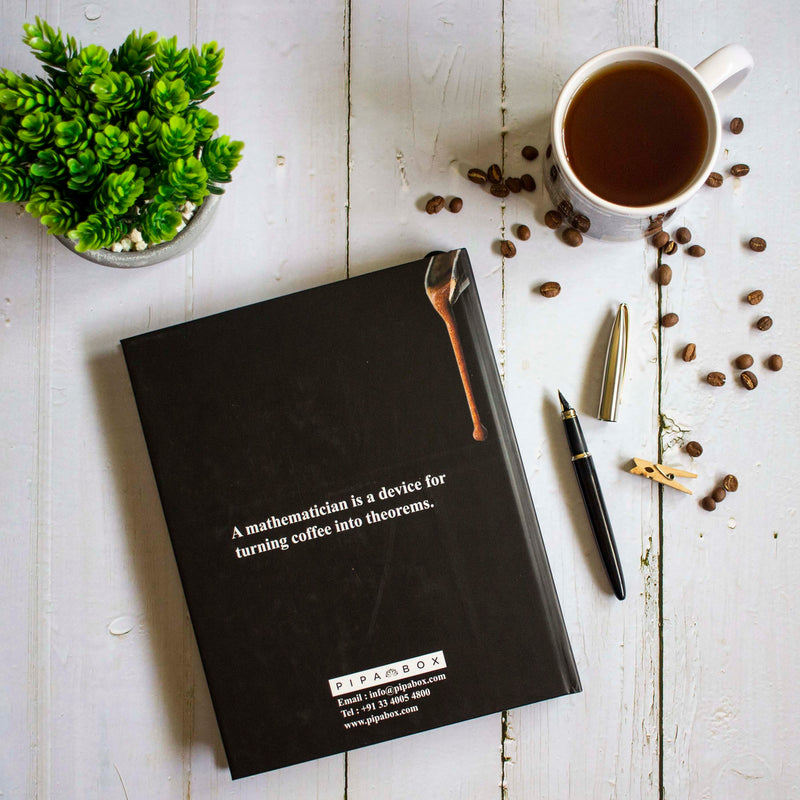 Caffeinated Musings - Inspirational Hardbound Notebook