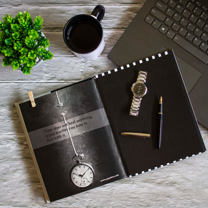 Sands of Time - Inspirational Notebook