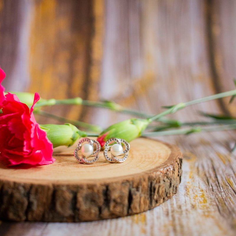 Marigold - 100% Fresh Water Pearl Studs