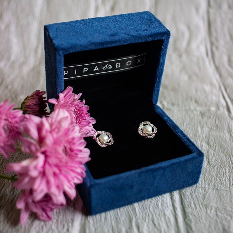 Marigold - 100% Fresh Water Pearl Studs