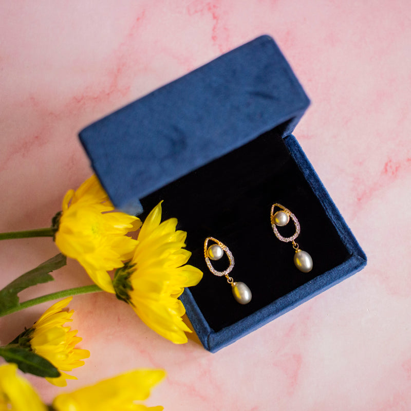 Bulan - 100% Fresh Water Pearl Earrings