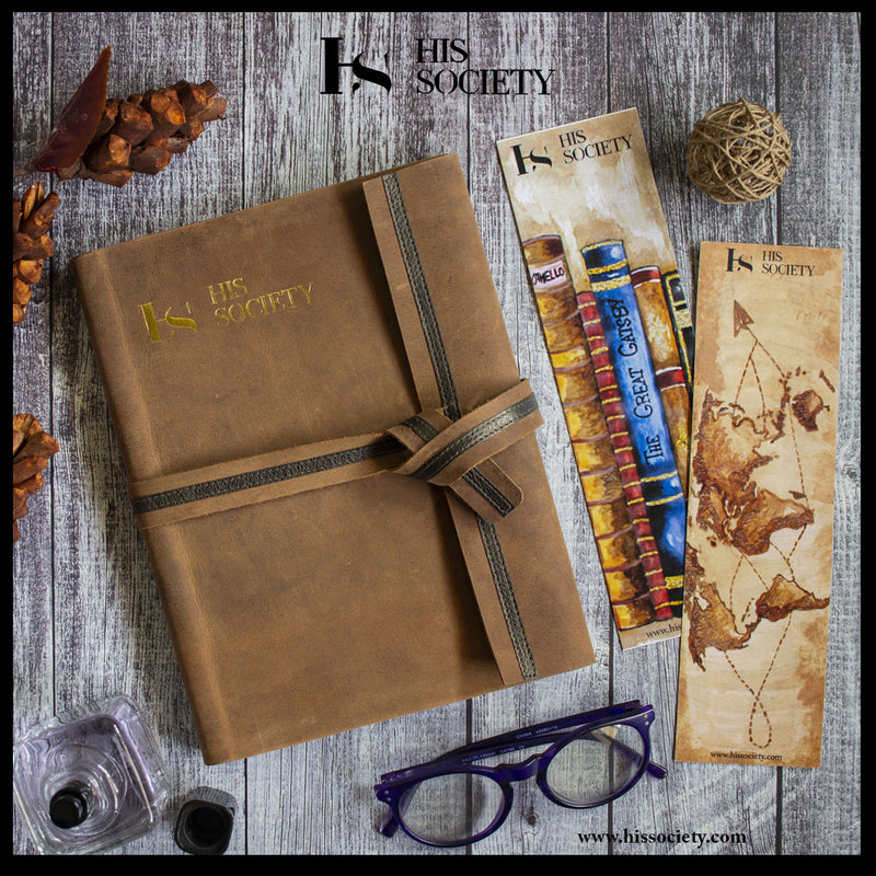 Raw Sienna - Memoir Leather Bound Journal