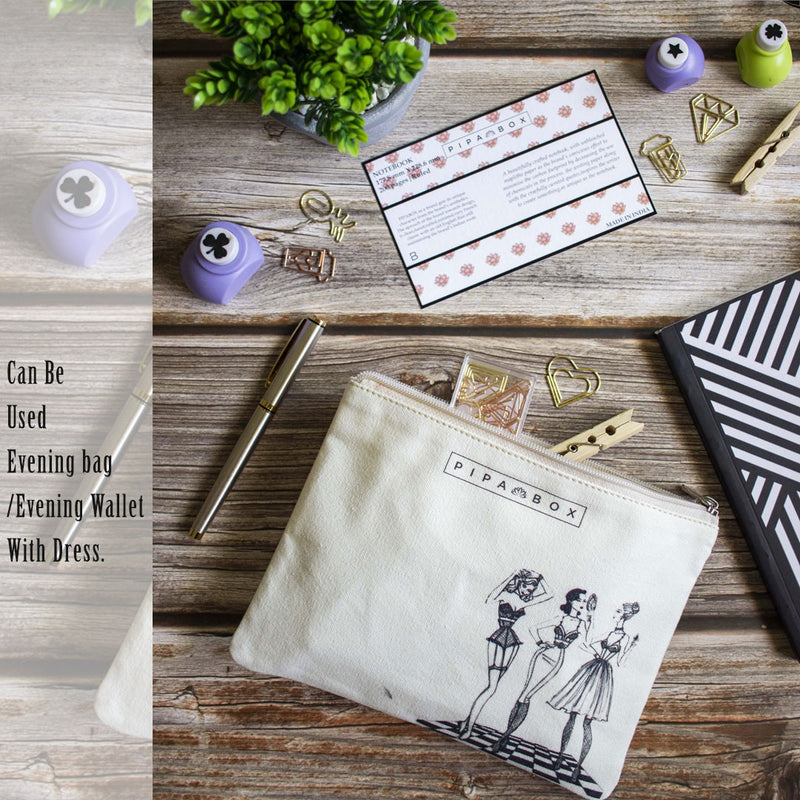La Vogue - Multipurpose Canvas Pouch