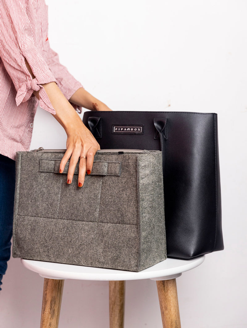 GIANA - Black Tote bag