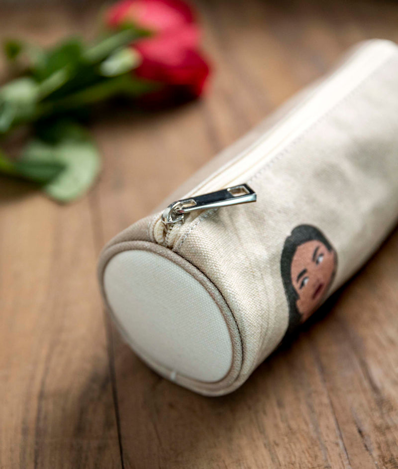 Fashionista-Canvas Pencil Case