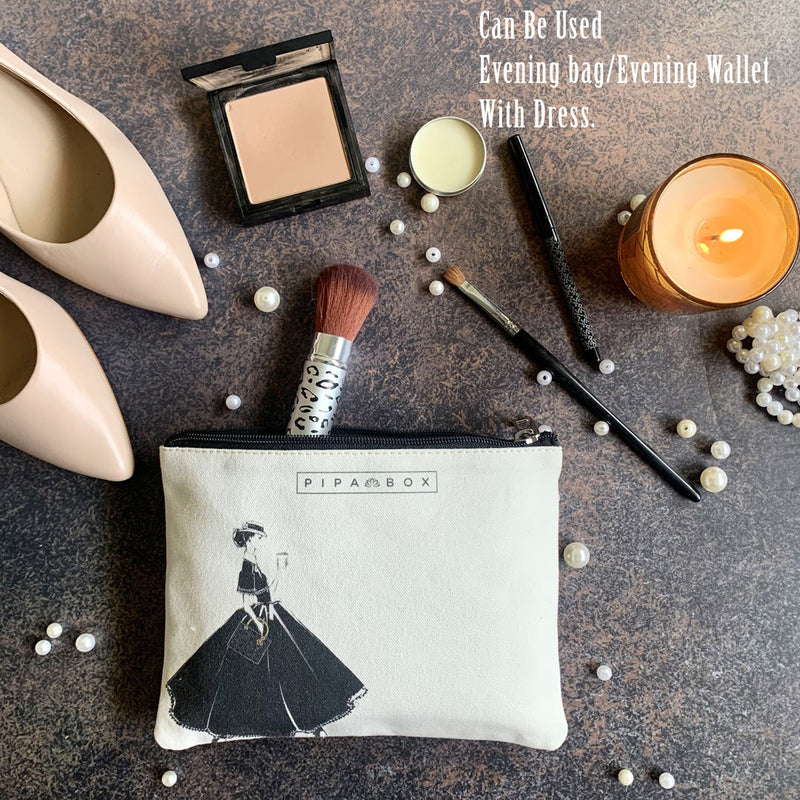 Vision en Noir - Canvas Pouch