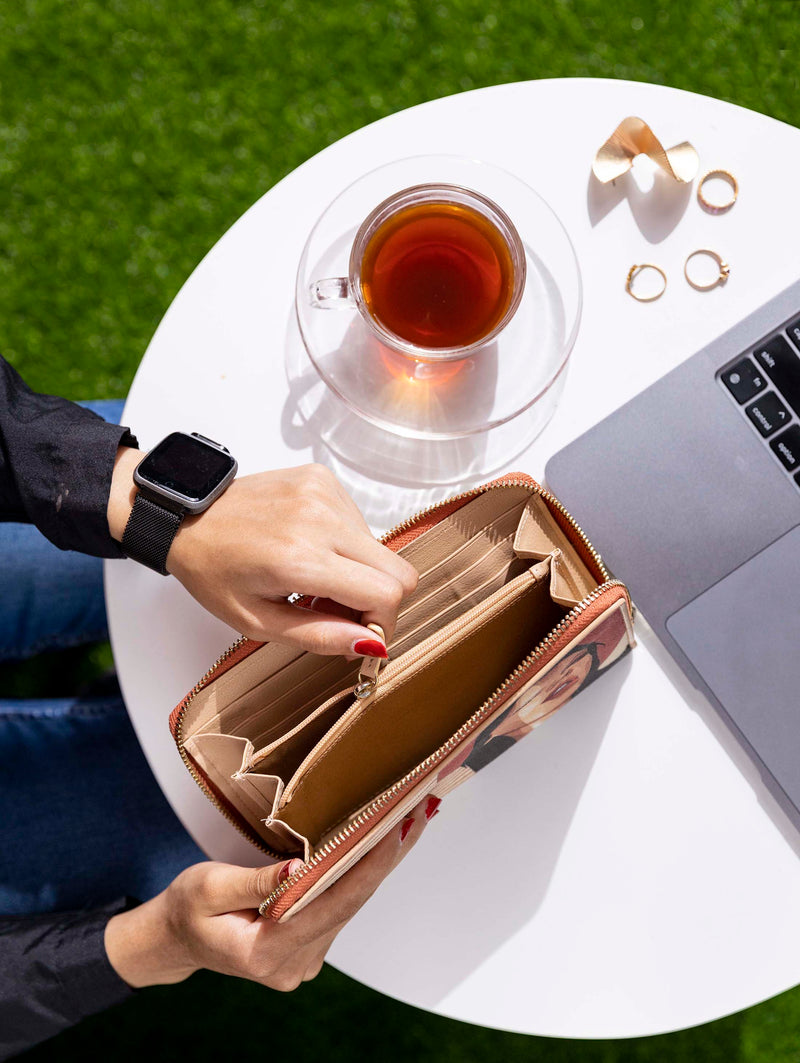 ROSY- Canvas & Leather Ladies Wallet