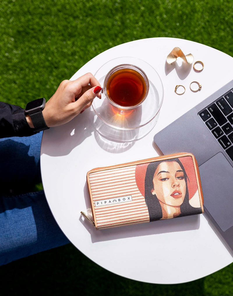 ROSY- Canvas & Leather Ladies Wallet