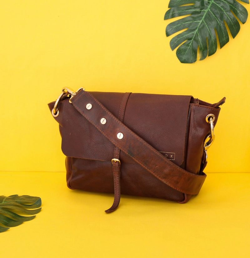 Classic Vibes  -  Leather Sling Bag