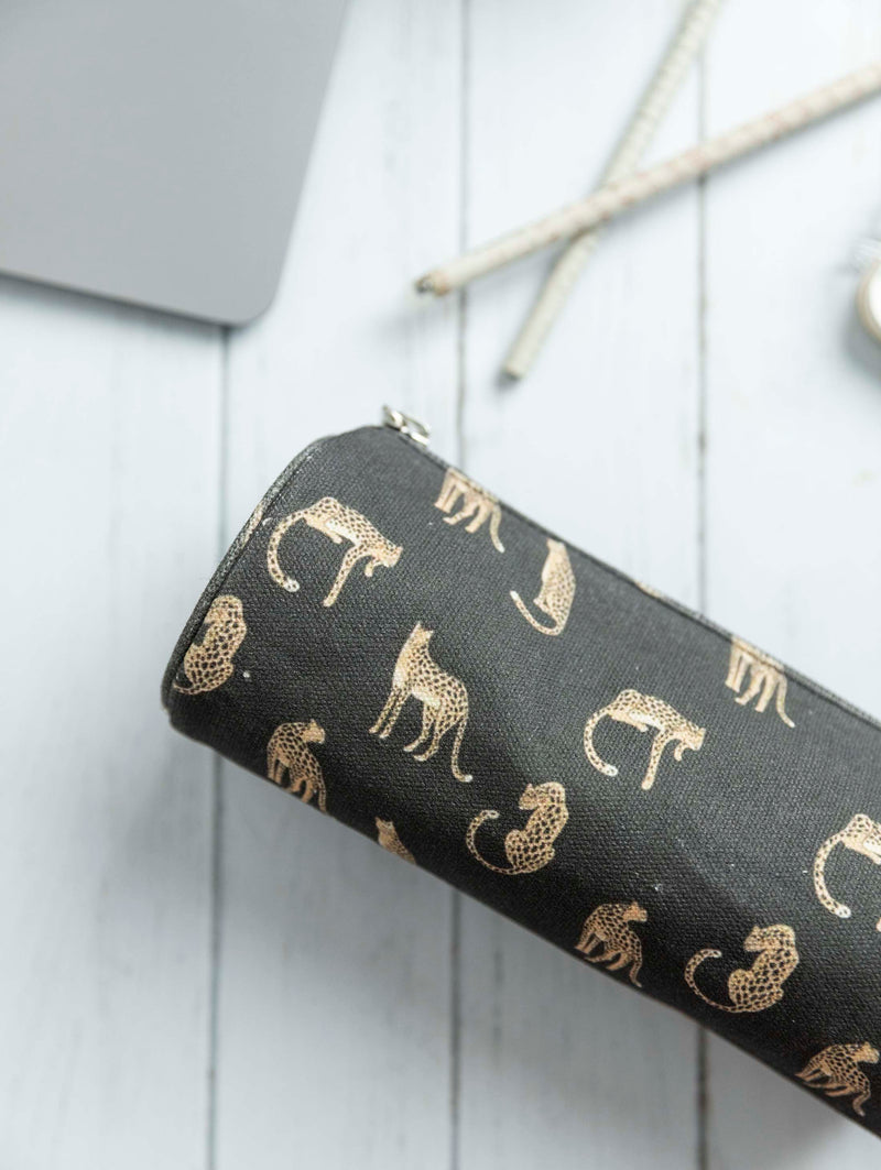 Cheetah Love-Canvas Pencil Case