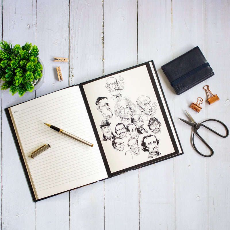 Tribute to Caricature - Hardbound Notebook