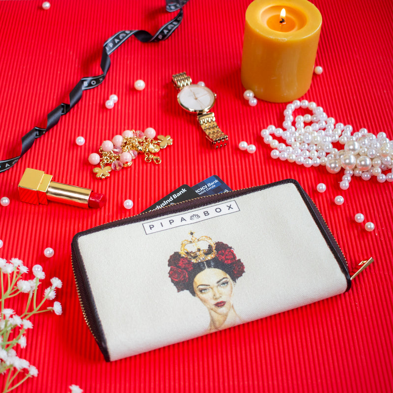 You Should See Me In The Crown -Canvas & Leather Ladies Wallet