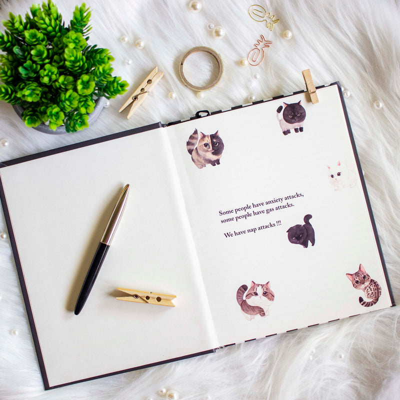 Felinity - Inspirational Hardbound Notebook
