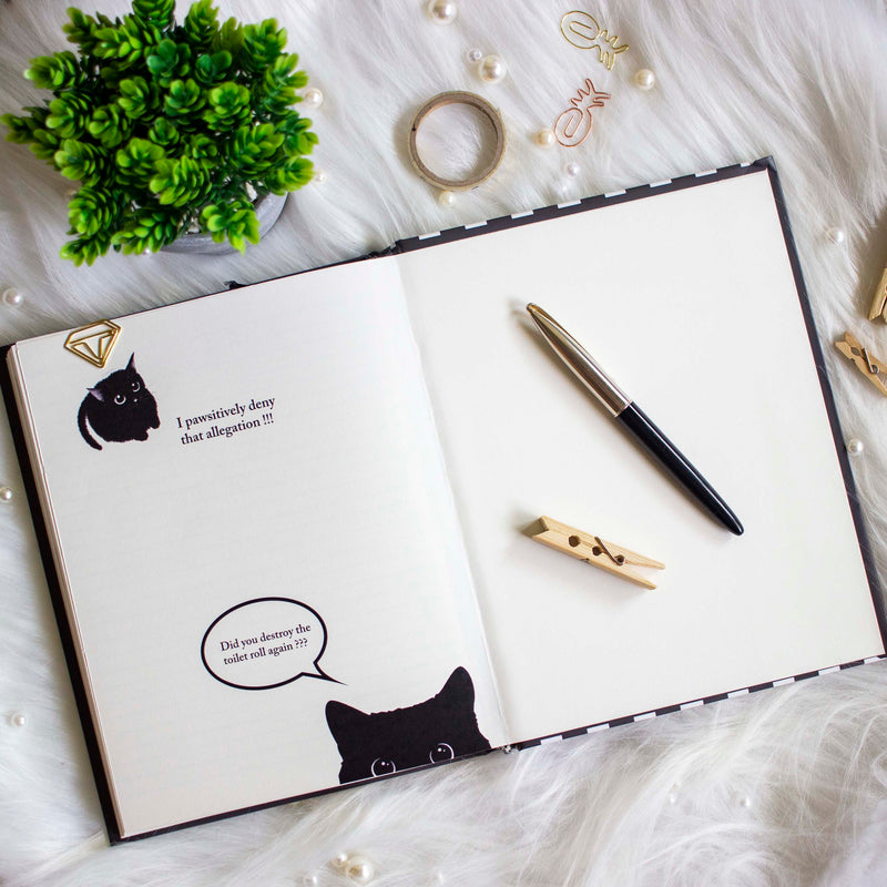 Felinity - Inspirational Hardbound Notebook