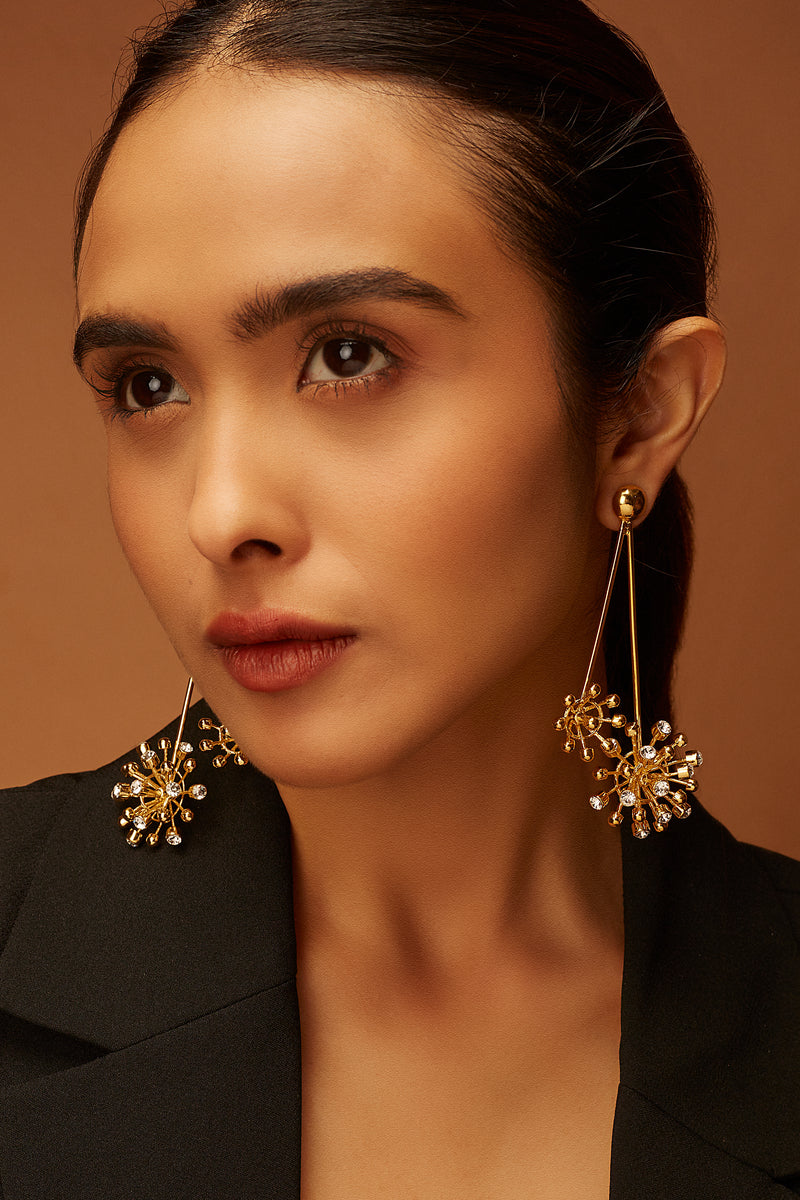 Empress Statement Earrings - Floral