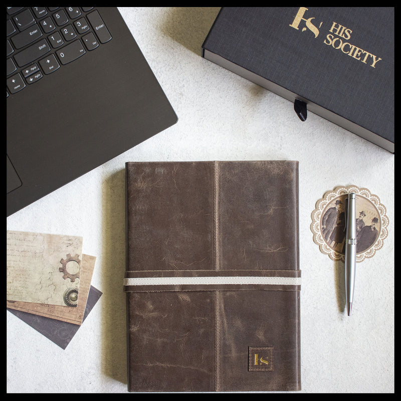 Chocolate - Memoir leather bound journal
